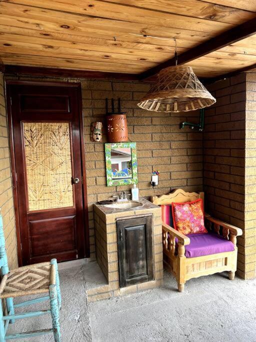 Casa Taller zapoteca Huella Carmín Teotitlán del Valle Exterior foto